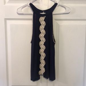 Navy tank top
